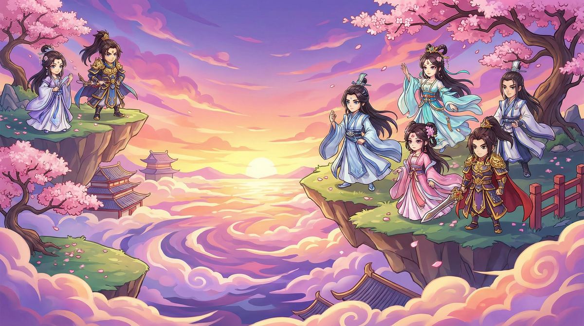 探花视频：国风动漫《云海仙踪》